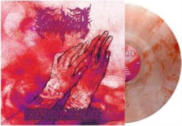 Ghost Bath | Rose Thorn Necklace (Red Swirl Vinyl)