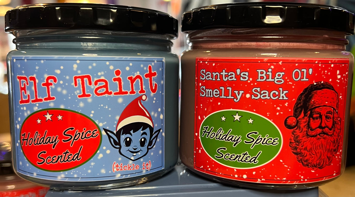 Santa's Sack Candle