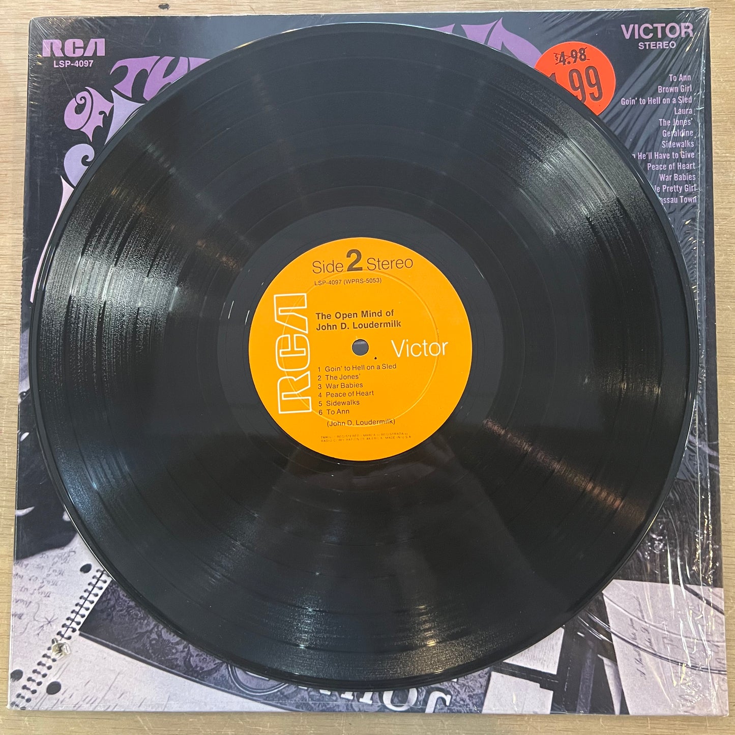 John D. Loudermilk | The Open Mind Of John D. Loudermilk (Vinyl) (Used)