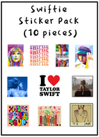Taylor Swift Sticker Pack (10 pieces + 1 Bonus Sticker)