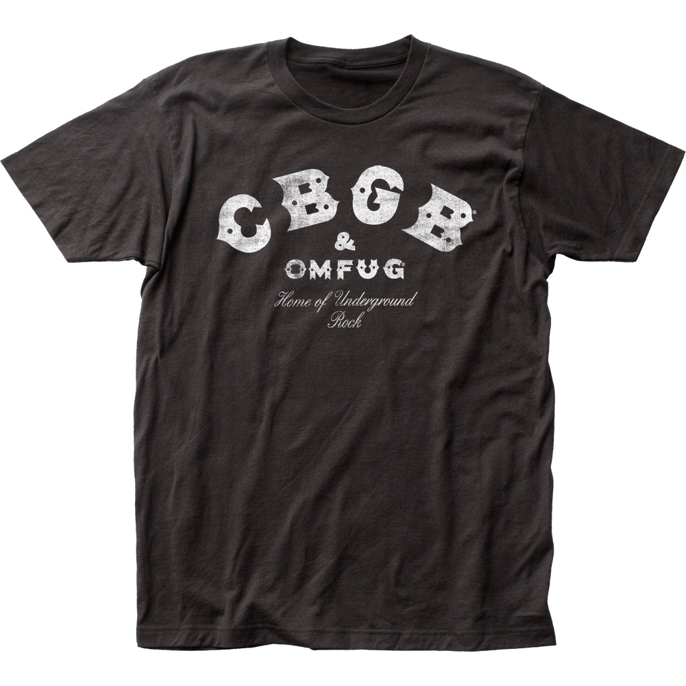 'CBGB Distressed Logo Fitted' T-Shirt