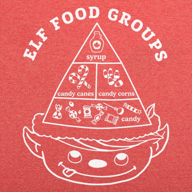 elf food groups shirt