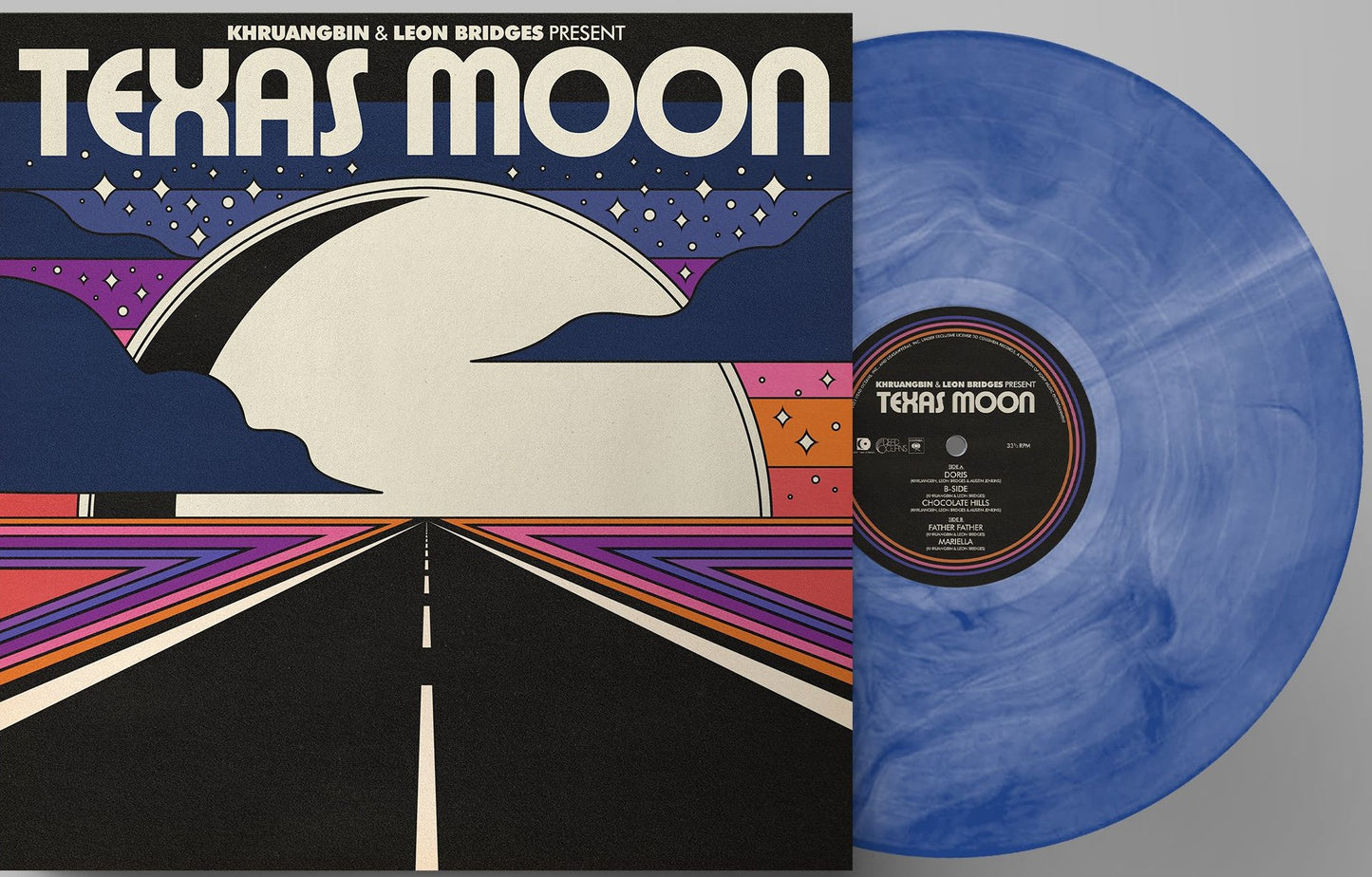 Khruangbin & Leon Bridges | Texas Moon (Blue Daze Vinyl)