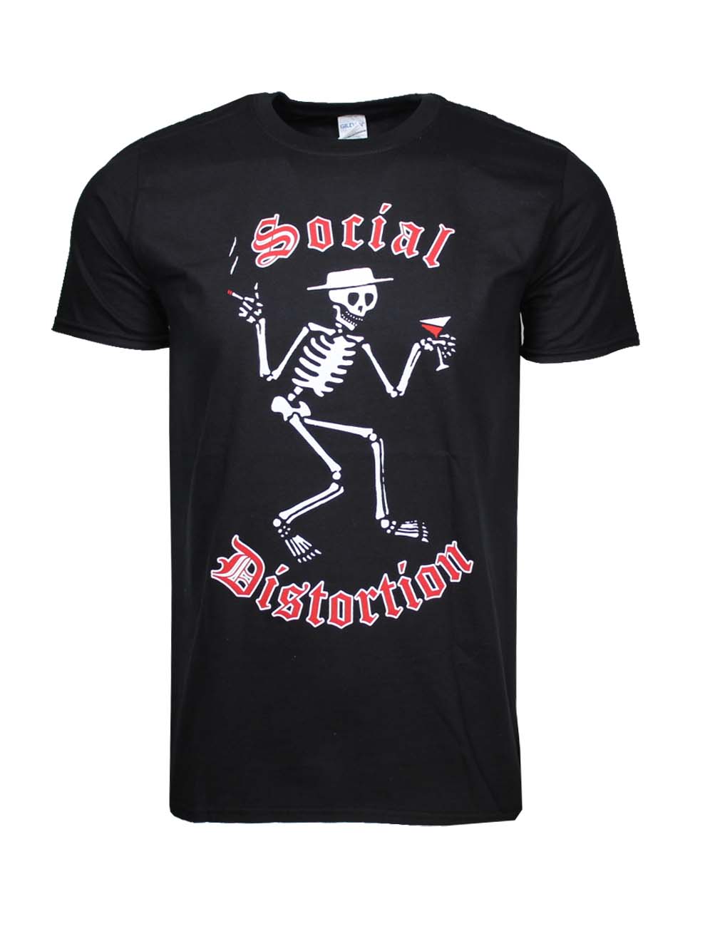 'Social Distortion Skelly Logo Classic Fitted' T-Shirt