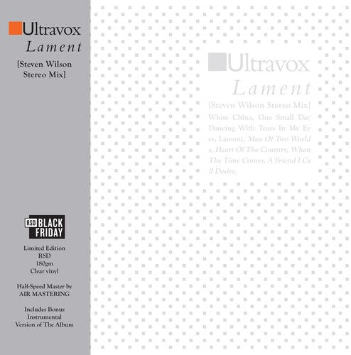Ultravox | Lament [Steven Wilson Stereo Mix] (RSD)