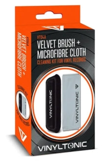 VinylTonic Velvet Brush And Microfibre Cloth