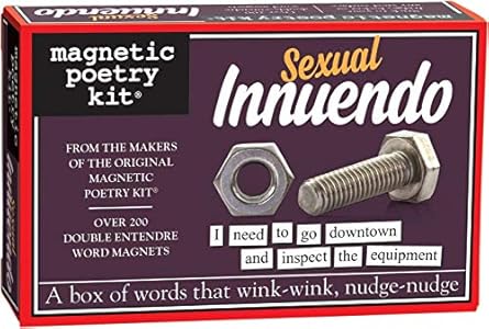 'Sexual Innuendo' Magnetic Poetry Kit