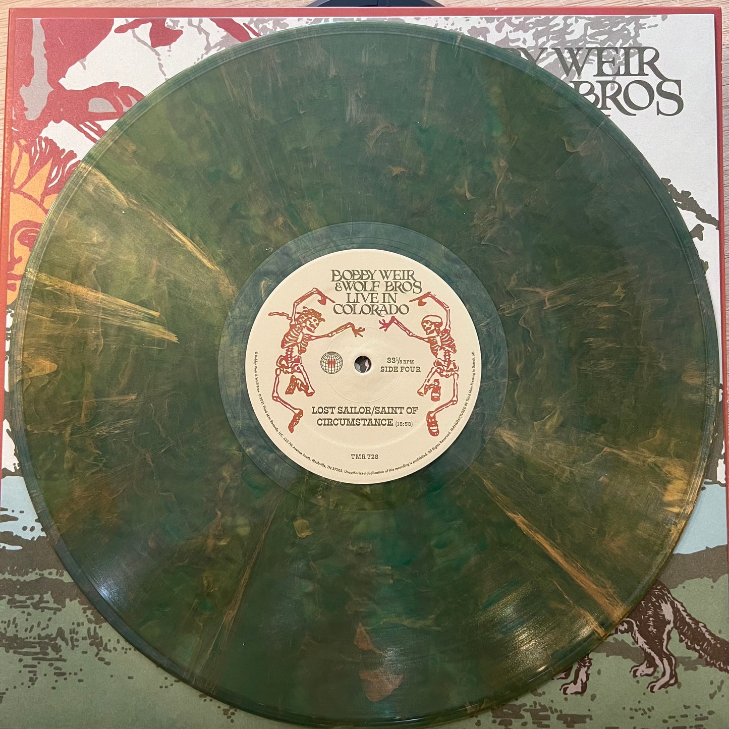 Bobby Weir & Wolf Bros ‎| Live In Colorado (Limited Edition Electric Tie-Dye Vinyl) (2 LP) (Used)