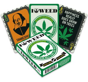 I Heart Weed Playing Cards