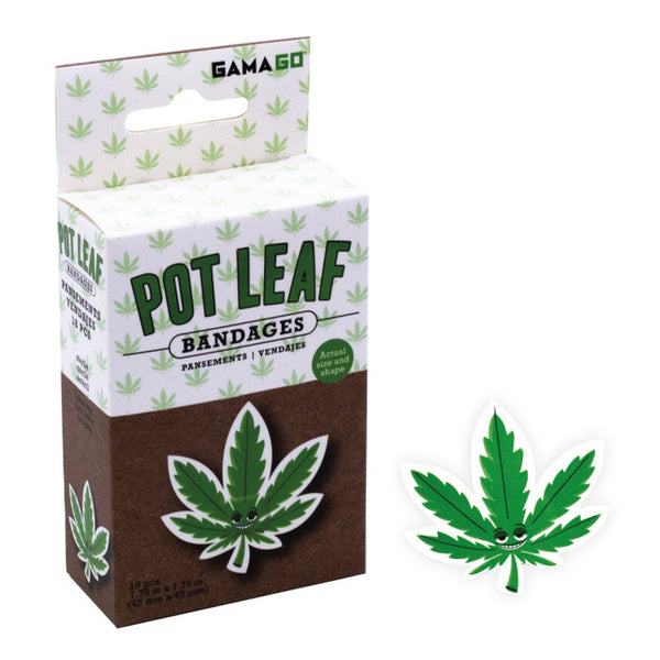 Pot Leaf Bandages (Pack of 18)