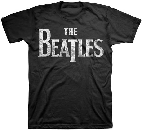 The Beatles 'Distressed Logo' T-Shirt