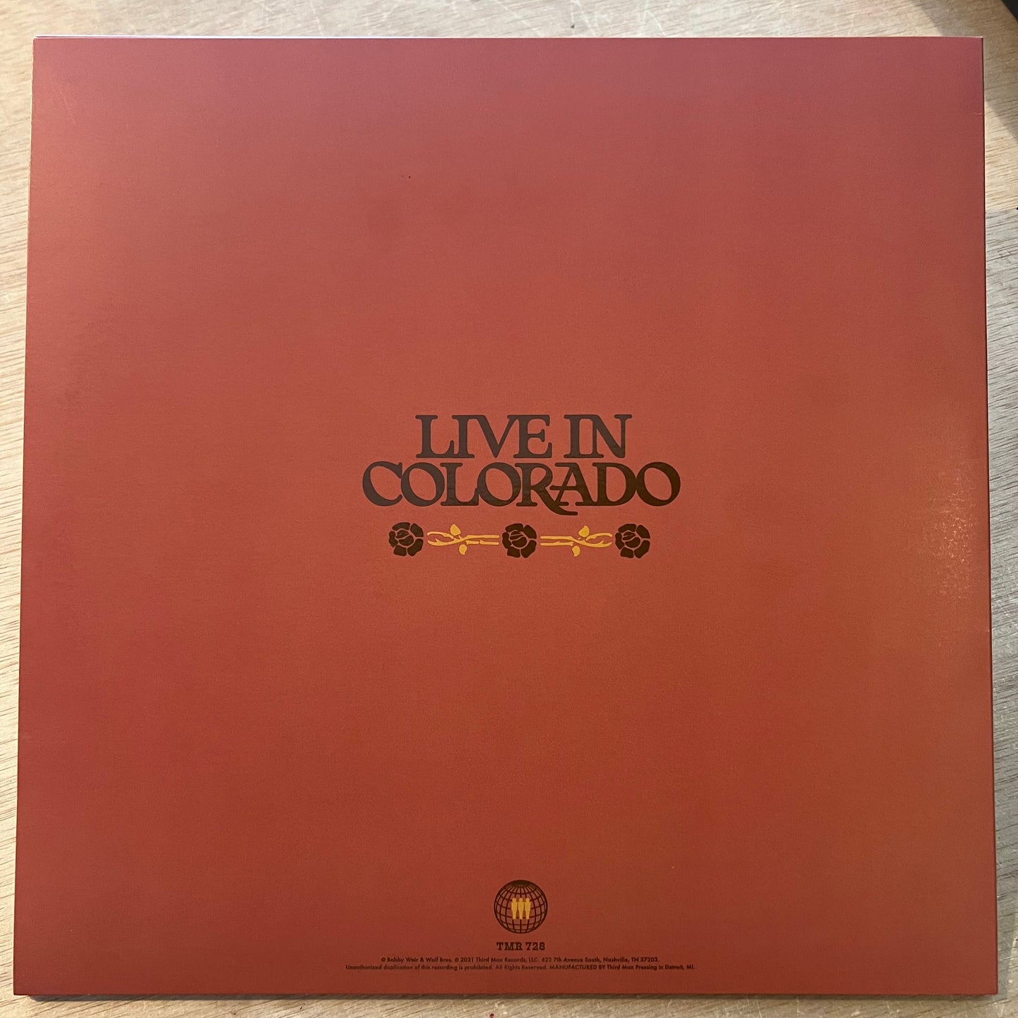 Bobby Weir & Wolf Bros ‎| Live In Colorado (Limited Edition Electric Tie-Dye Vinyl) (2 LP) (Used)