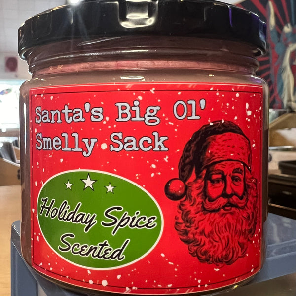 Santa's Sack Candle