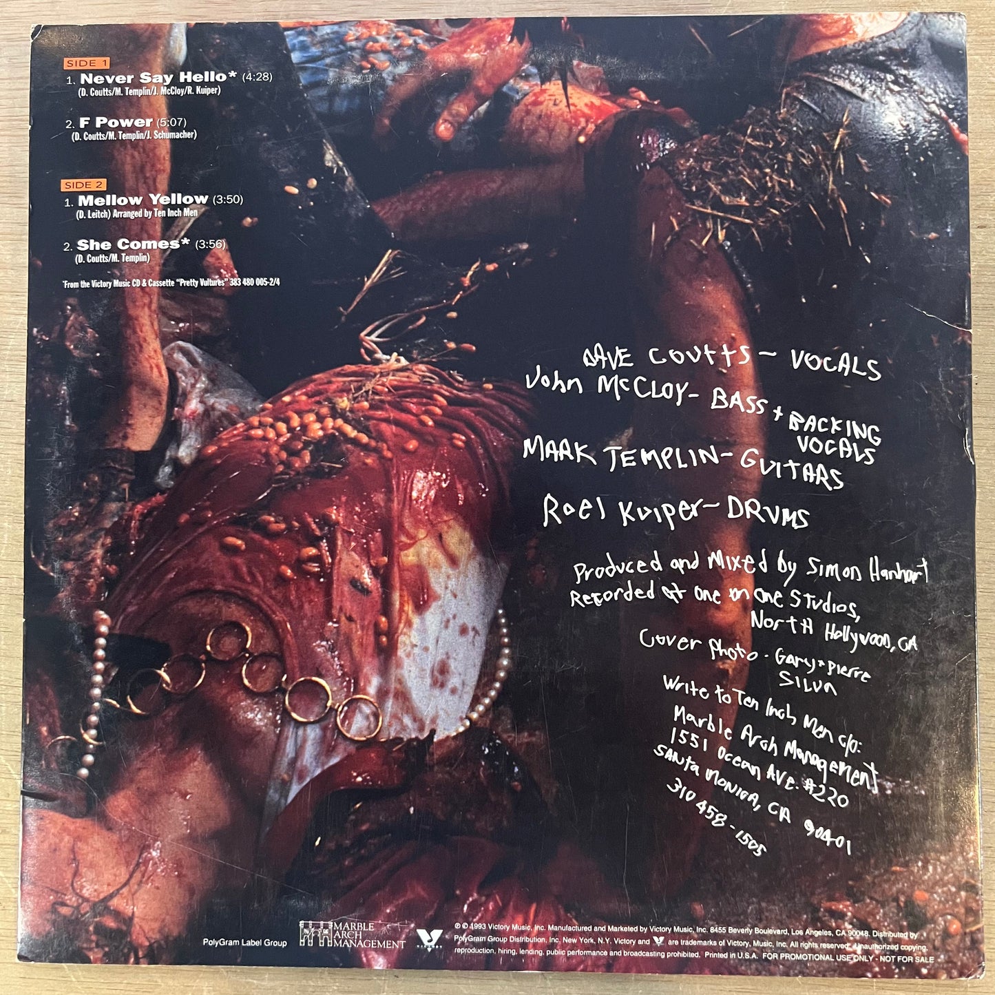 Ten Inch Men | Never Say Hello (10" Vinyl) (Used)