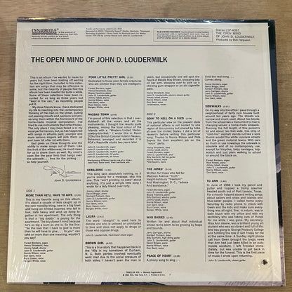 John D. Loudermilk | The Open Mind Of John D. Loudermilk (Vinyl) (Used)