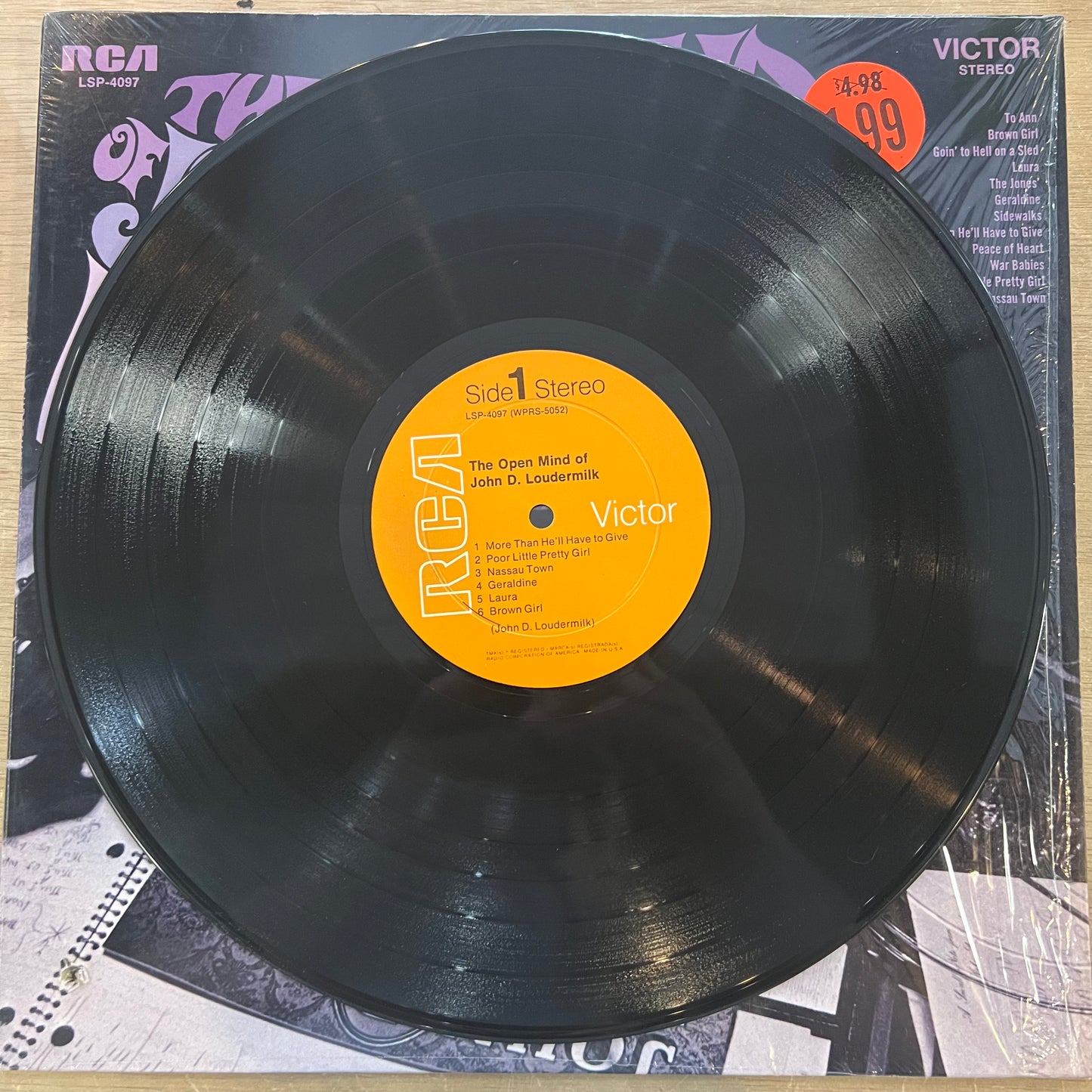 John D. Loudermilk | The Open Mind Of John D. Loudermilk (Vinyl) (Used)