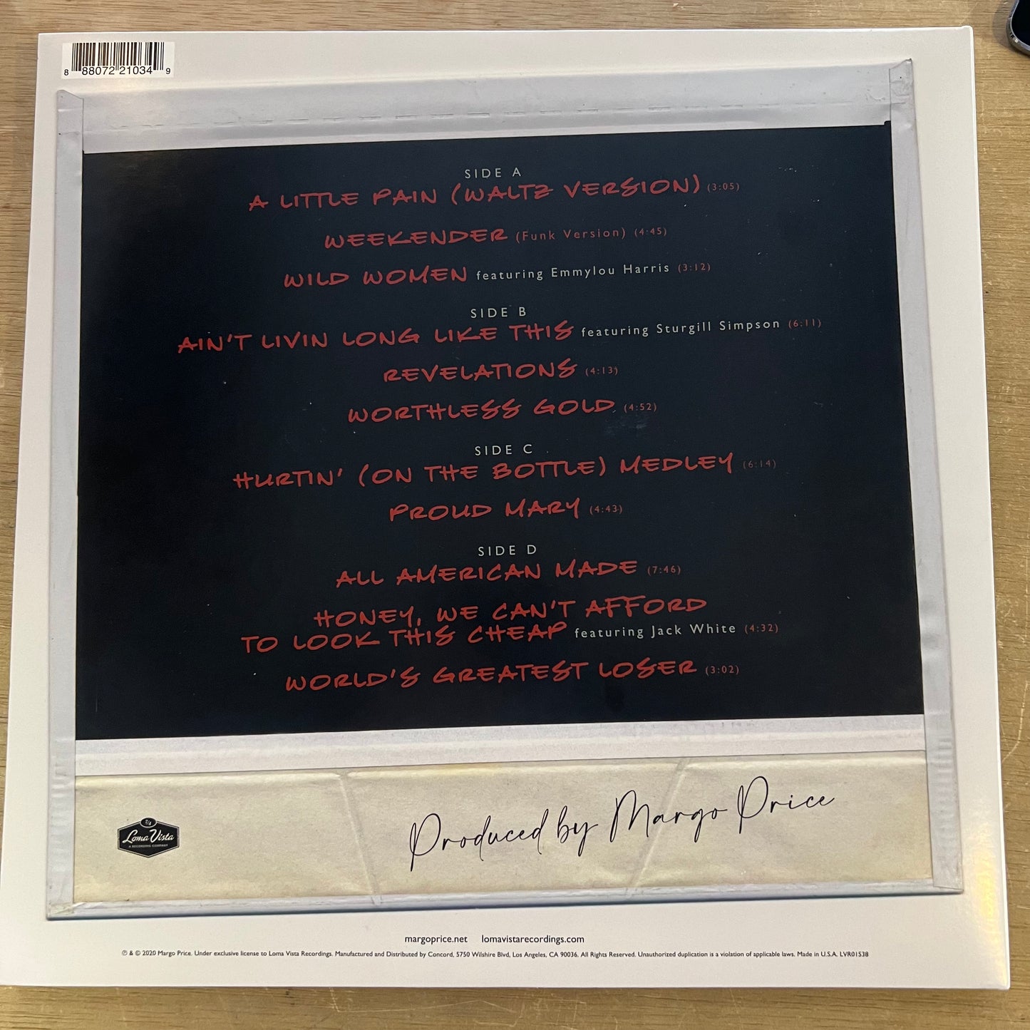 Margo Price | Perfectly Imperfect At The Ryman (Indie Exclusive Red Splatter Vinyl) (Used)