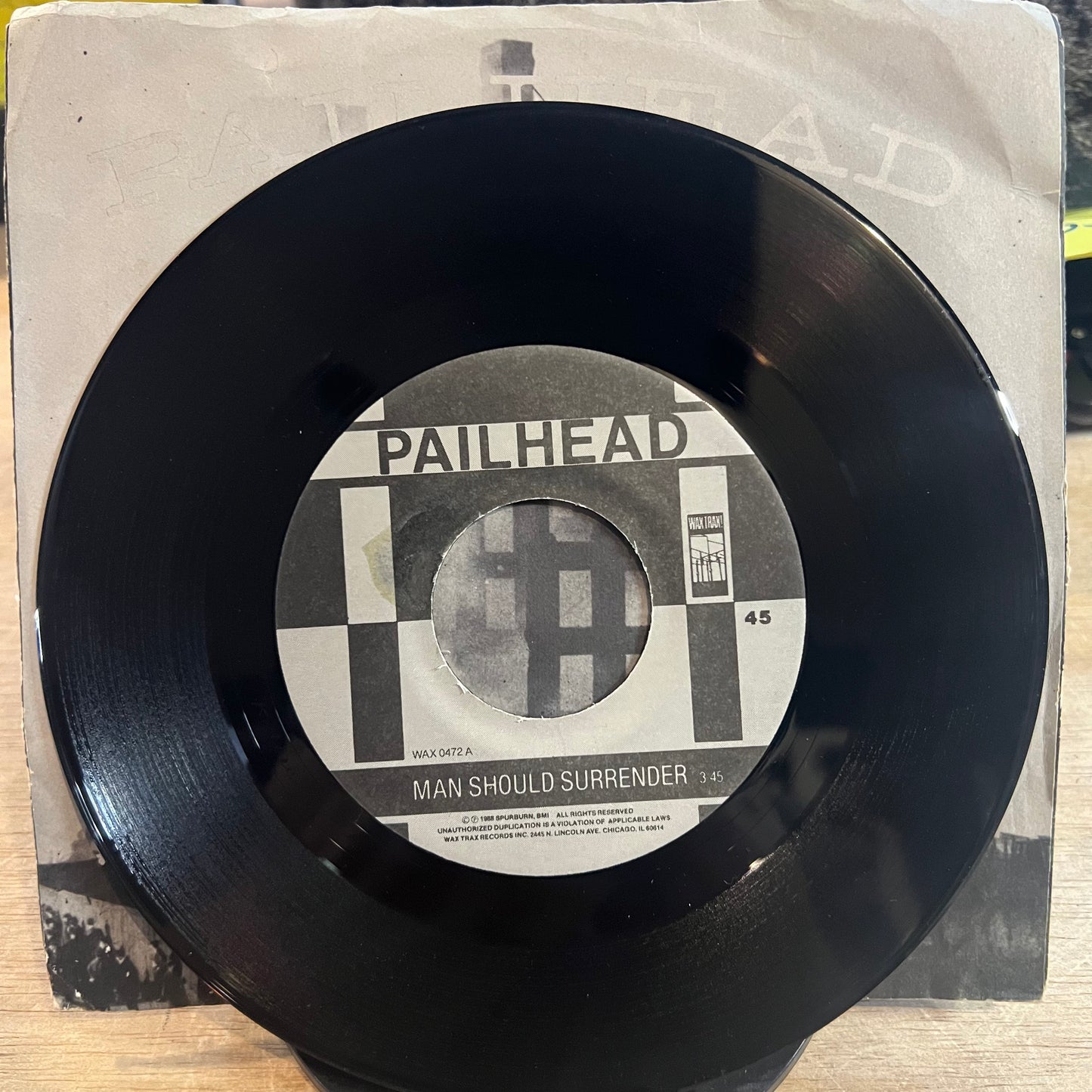 Pailhead | Man Should Surrender (7" Vinyl)