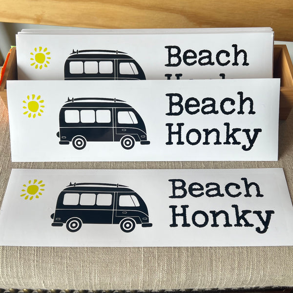 'Beach Honky' Bumper Sticker