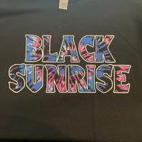 Black Sunrise Tie Dye Logo T-Shirt