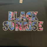 Black Sunrise Tie Dye Logo T-Shirt