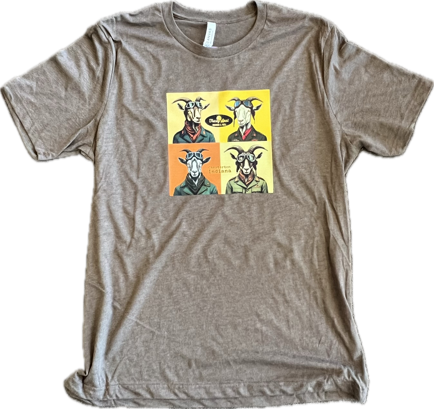 Aviator Goat Trusty Spot Records Shop Shirt