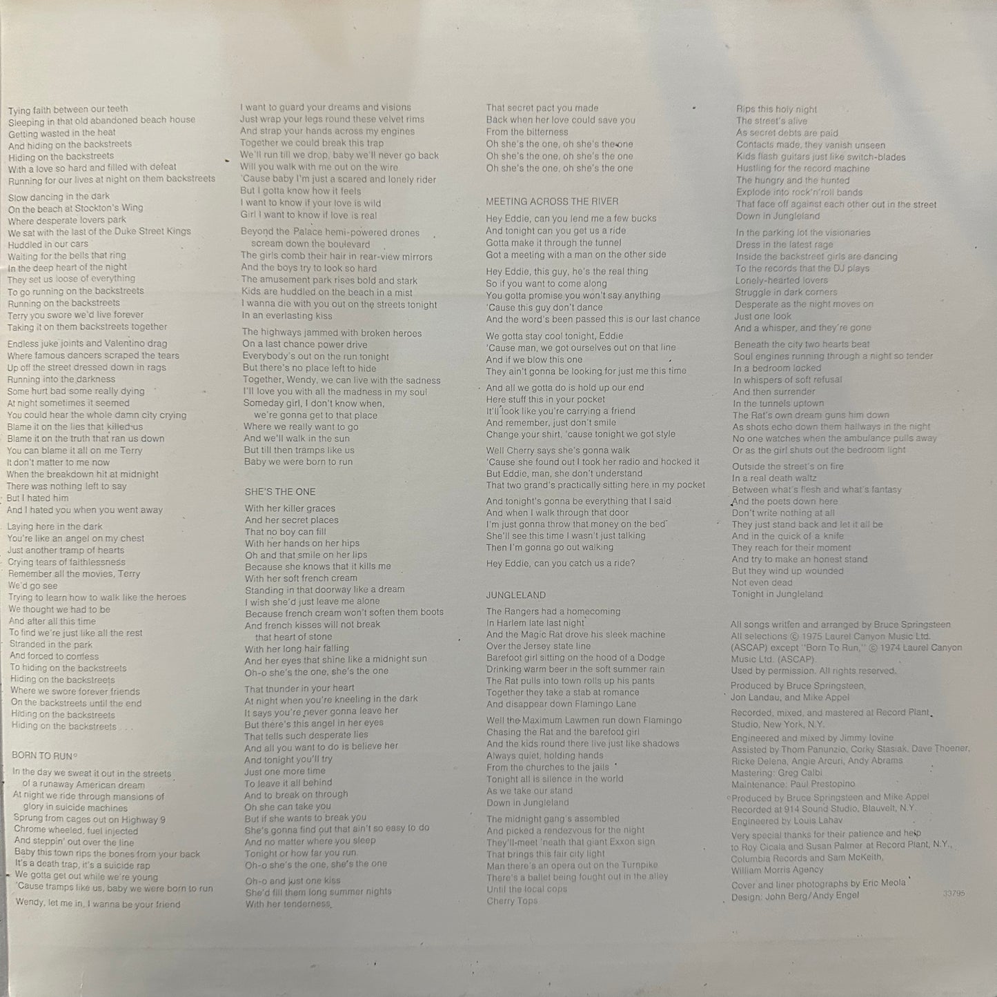 Bruce Springsteen | Born To Run (Vinyl) (Used)