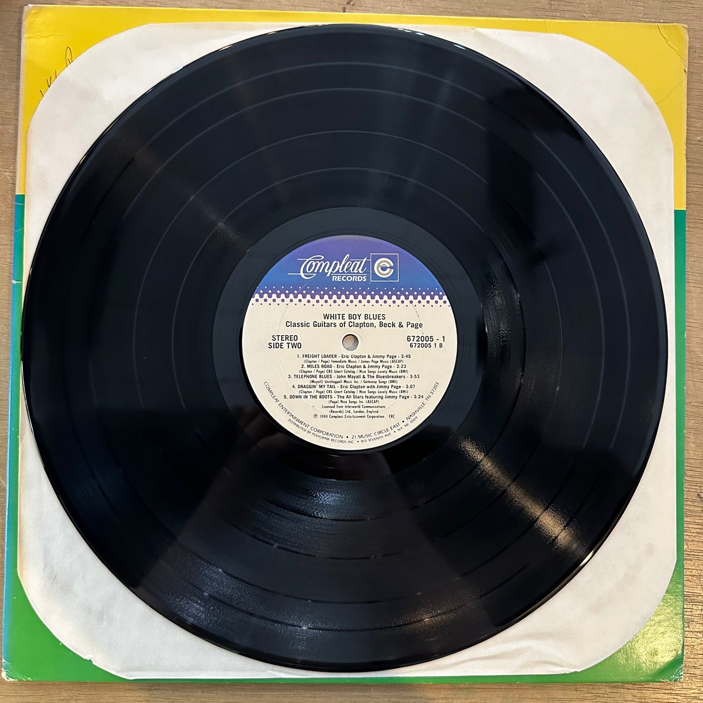 Clapton, Beck, And Page | White Boy Blues - Classic Guitars Of Clapton, Beck & Page (Vinyl) (Used)