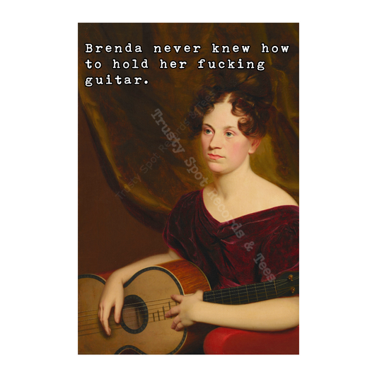 Brenda Guitar Magnet