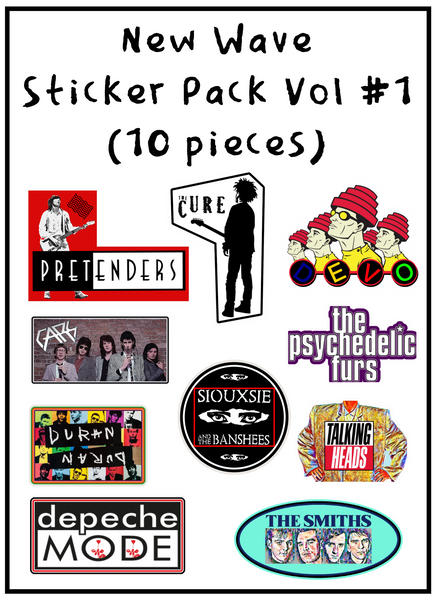 New Wave Sticker Pack (10 pieces + 1 Bonus Sticker)