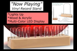 'Now Playing' Multi-Color LED Record Stand