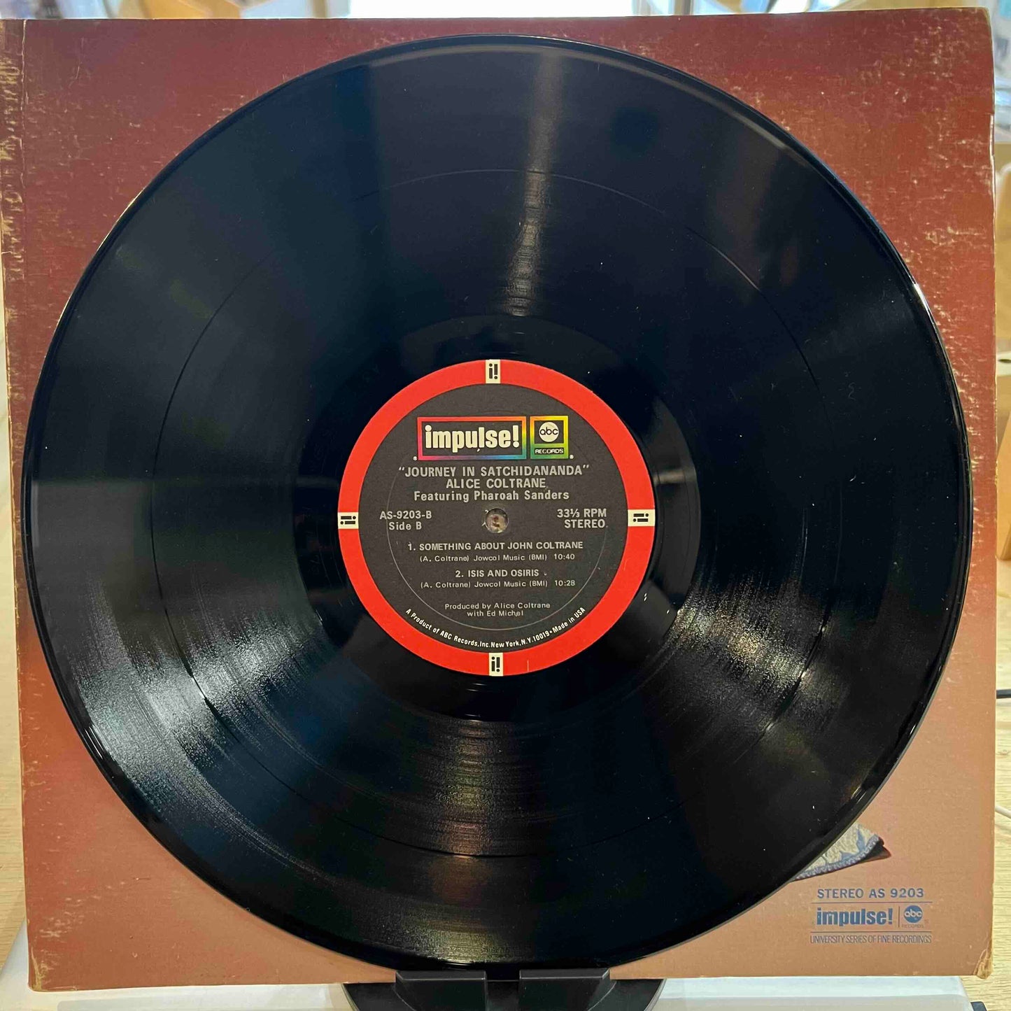 Alice Coltrane Featuring Pharoah Sanders | Journey In Satchidananda (Vinyl) (Used)