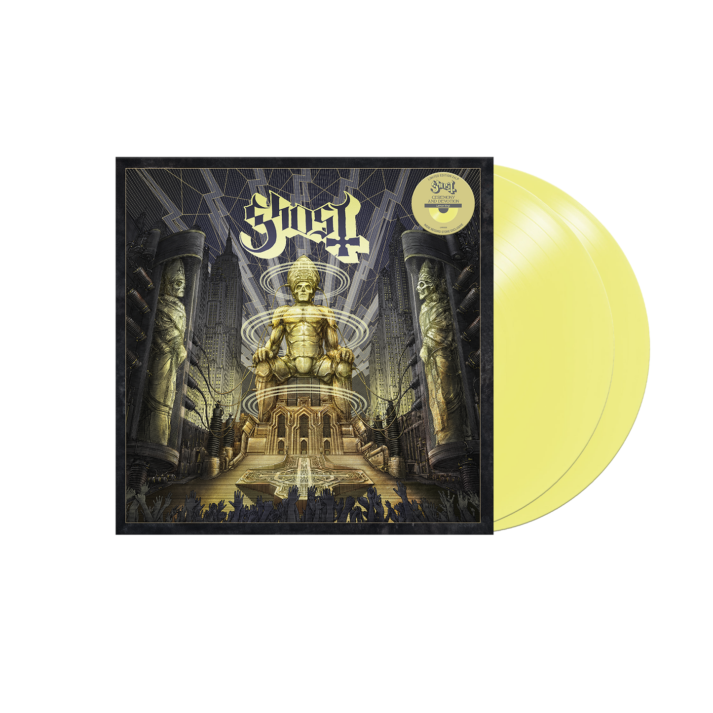 Ghost | Ceremony & Devotion (Indie Exclusive Limited Edition Lemon 2LP)