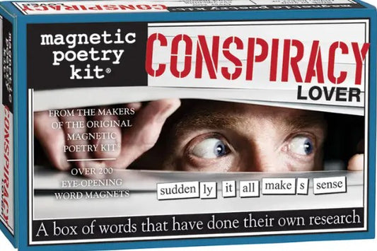 'Conspiracy Lover' Magnetic Poetry Kit