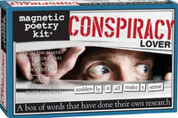 'Conspiracy Lover' Magnetic Poetry Kit
