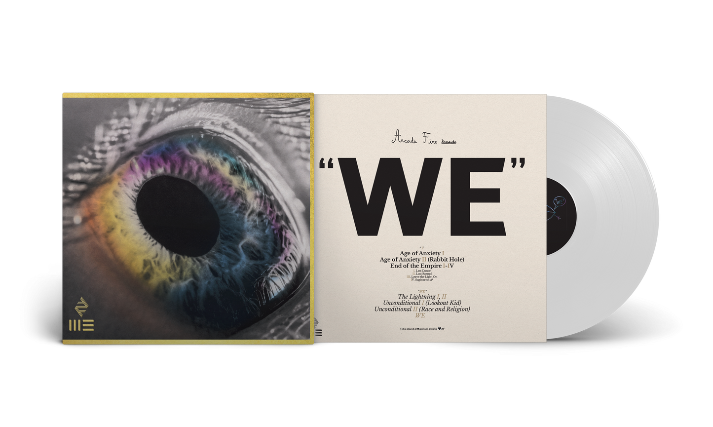 Arcade Fire | WE (Colored Vinyl, White, 180 Gram Vinyl, Gatefold LP Jacket, Poster)