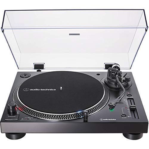 AT-LP120XUSB Direct-Drive Professional Turntable (USB & Analog) with Built-In Cartridge and Switchable Phono Preamp (Black)