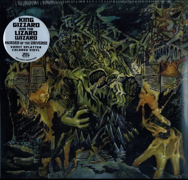 King Gizzard & The Lizard Wizard | Murder of the Universe (Transparent Green w/ Mustard Yellow Splatter Vinyl)
