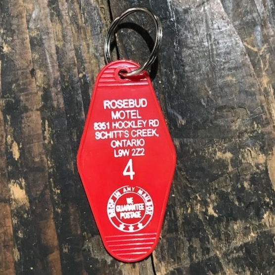 Motel Keychain: Rosebud Motel