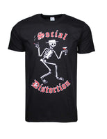 'Social Distortion Skelly Logo  Classic Fitted' T-Shirt