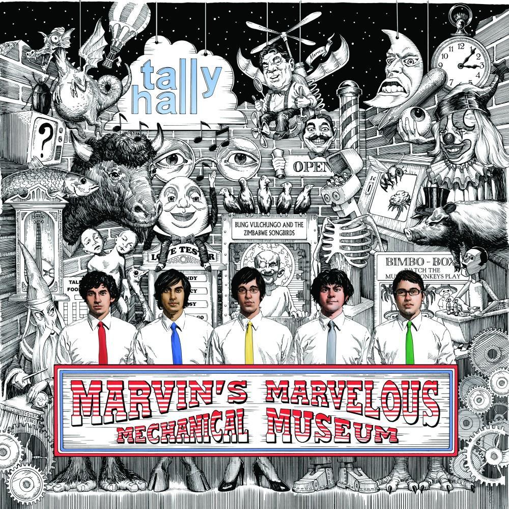 Tally Hall | Marvin’s Marvelous Mechanical Museum | Marionette Quintet Edition (Random Tie Color Pinwheel Vinyl)